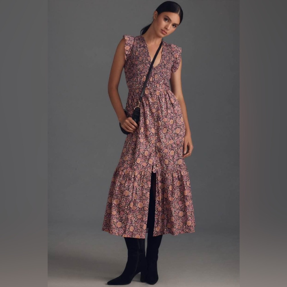 Anthropologie Peregrine Midi Dress - Picture 2 of 3